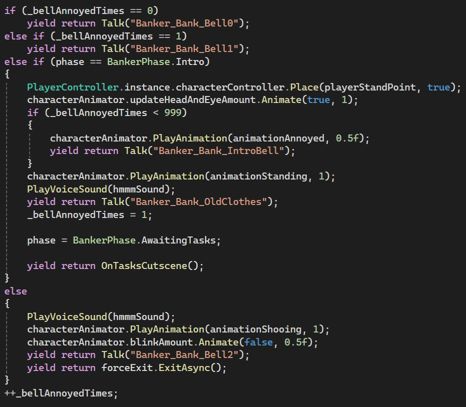 Coroutine Cutscenes